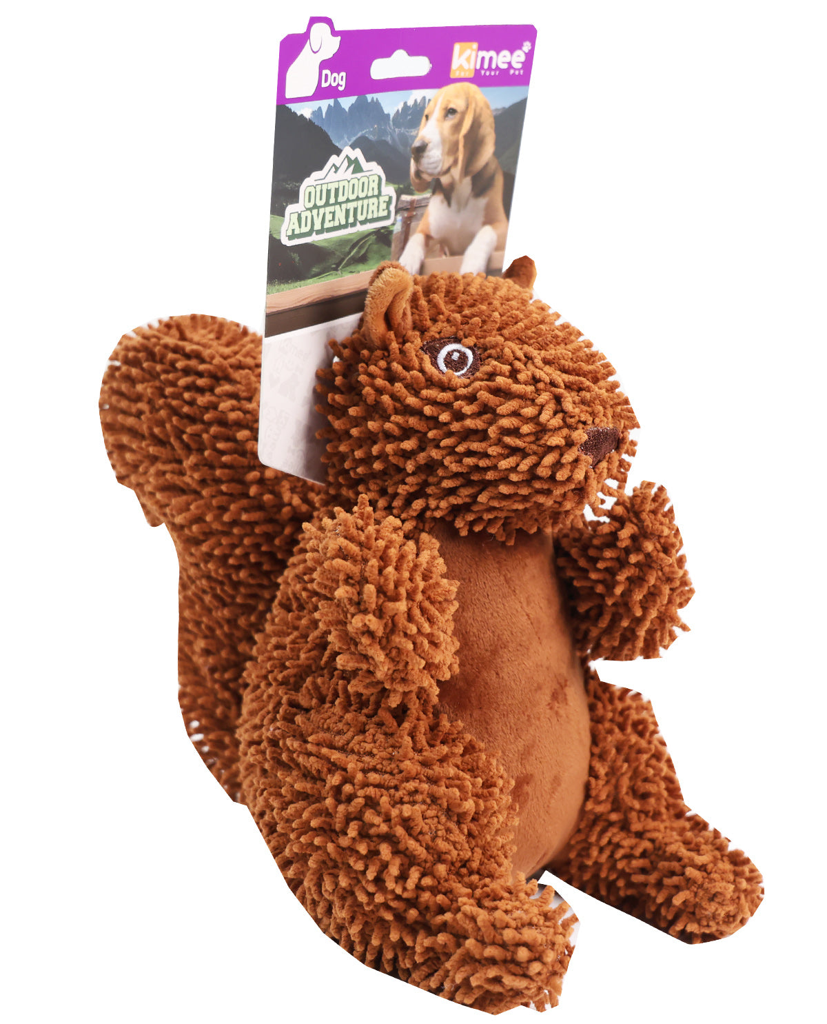 Moppy Squirrel Dog Toy