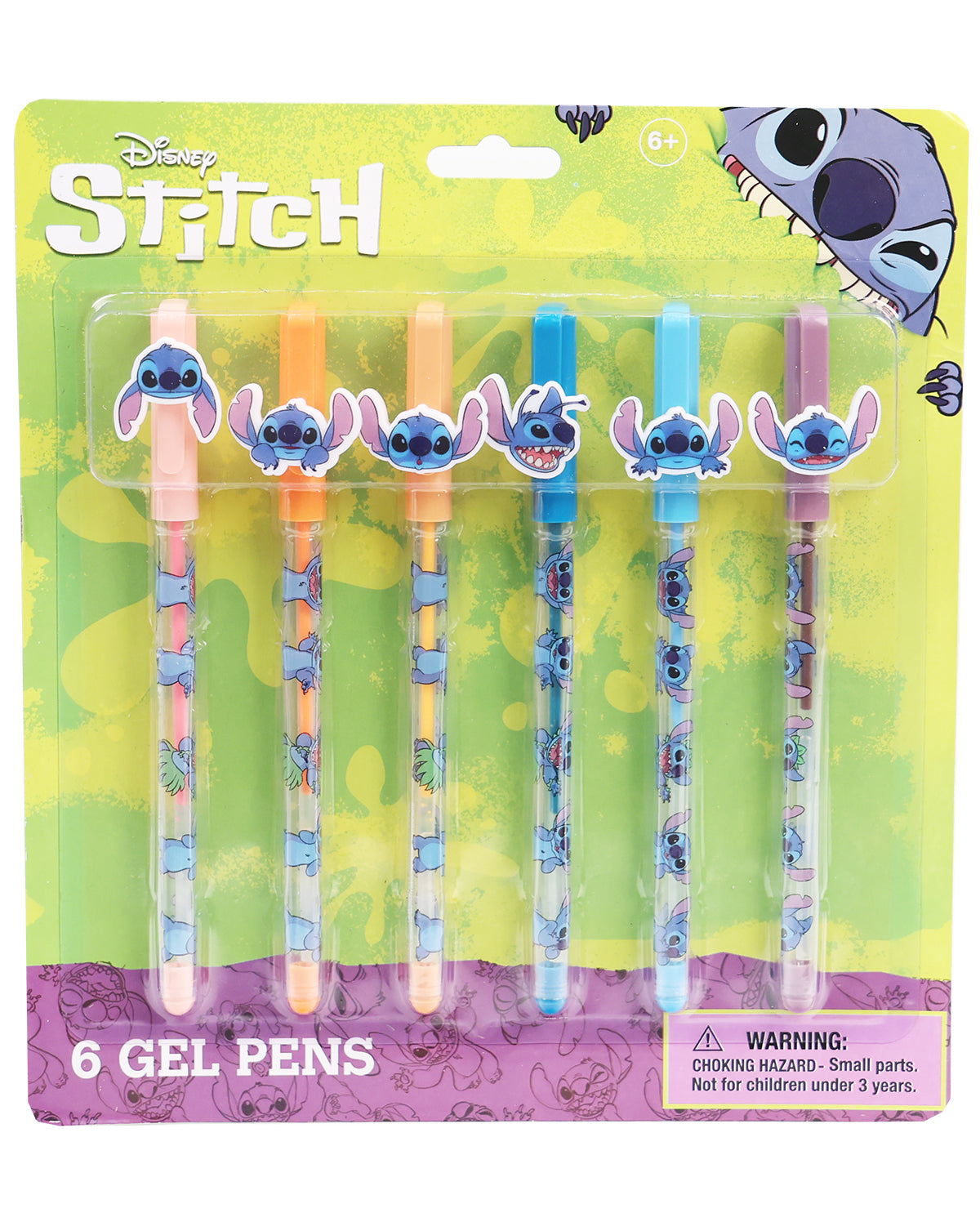 6pk Gel Pen Set - Stitch