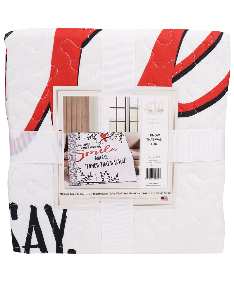 I Know That Was You Memory Quilt