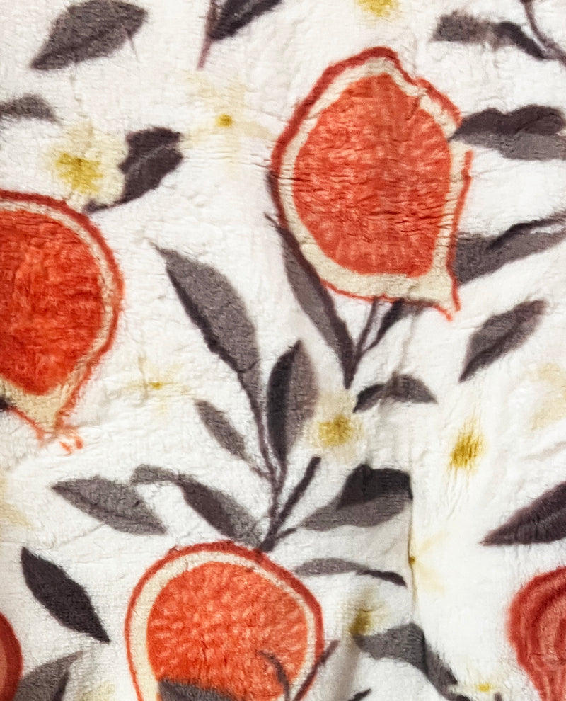Figs Floral Throw