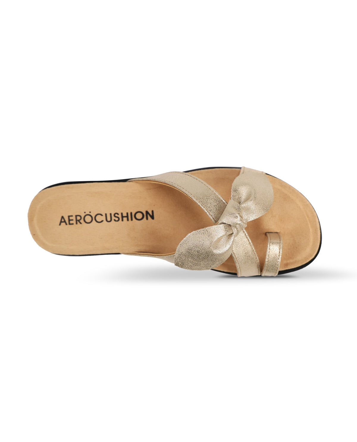Aerocushion Bowtie 2 Sandal Gold