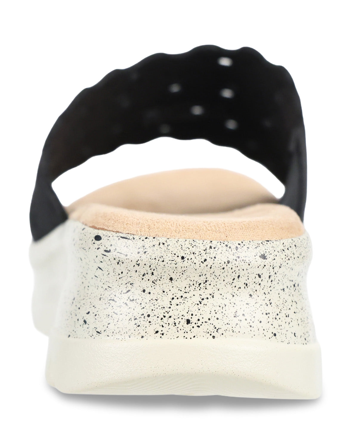 Savvy Speckle Sandal Black