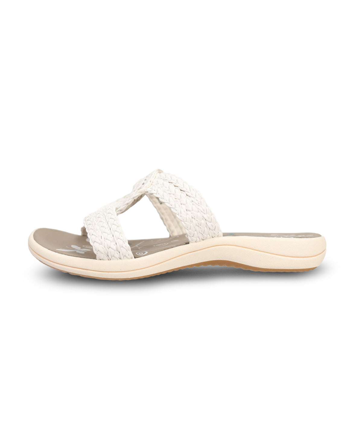 Ingaro Raffia Sandal White