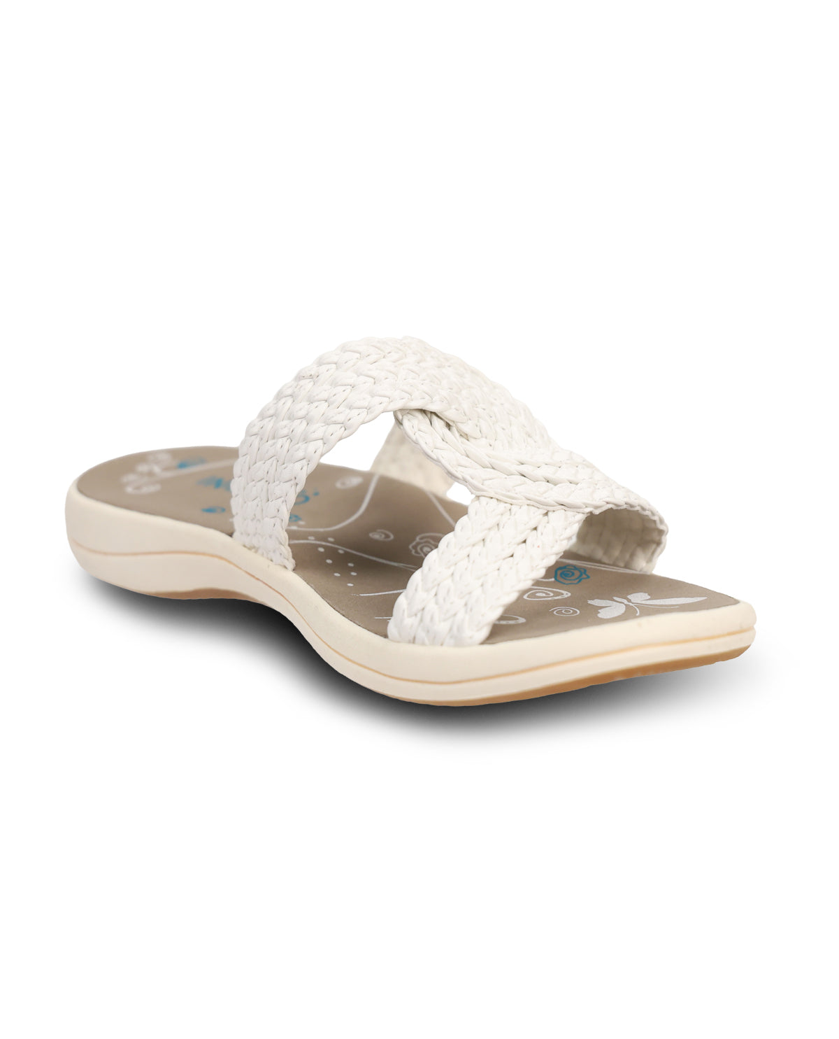 Ingaro Raffia Sandal White