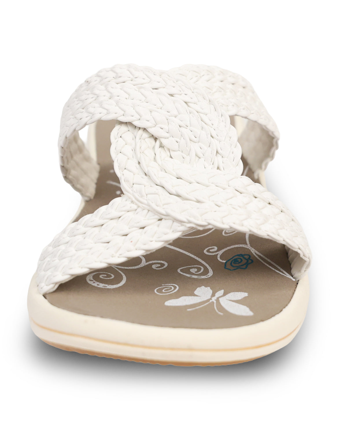 Ingaro Raffia Sandal White