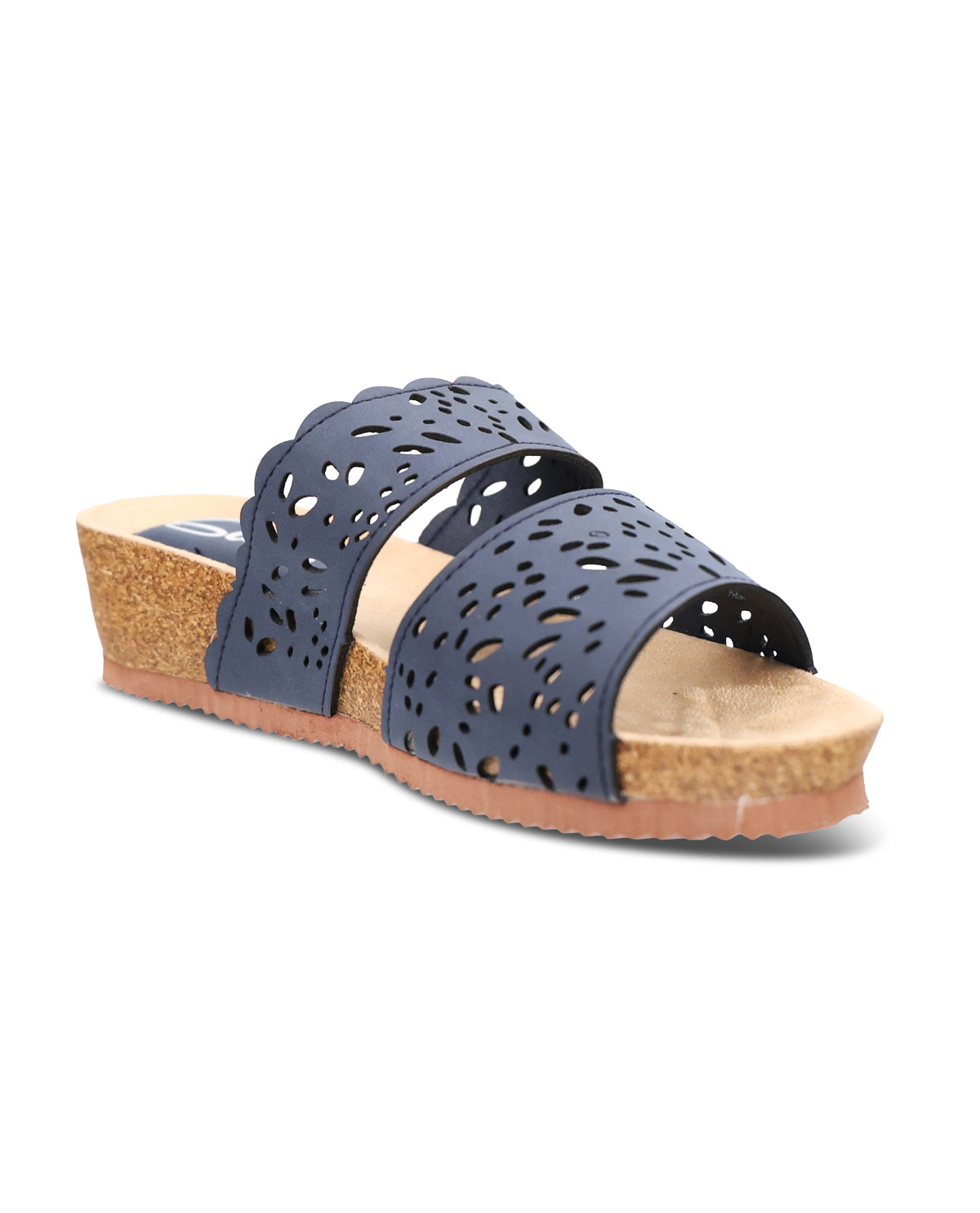 Savvy Lacy Sandal Navy