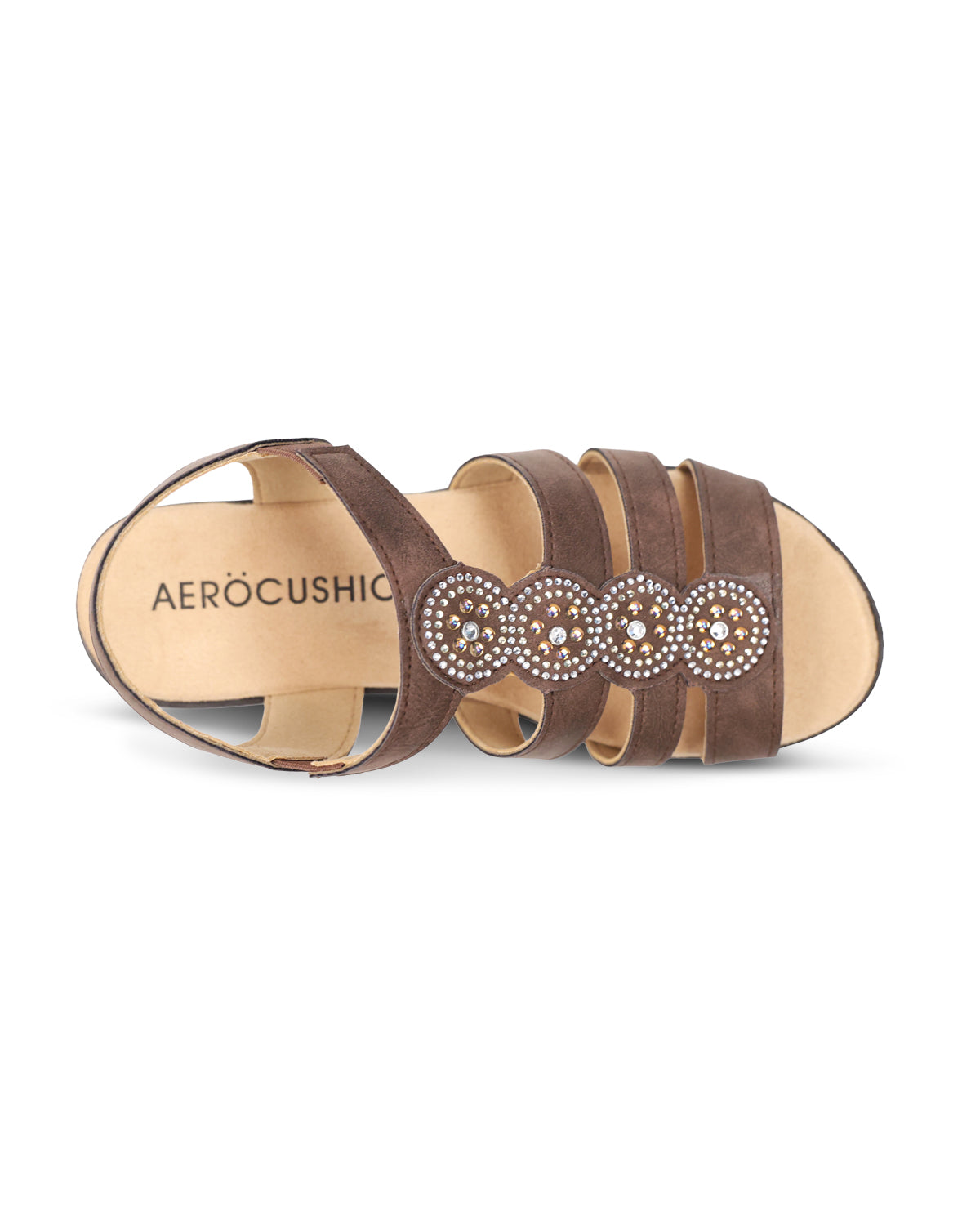 Aerocushion Roxy Sandal Chocolate