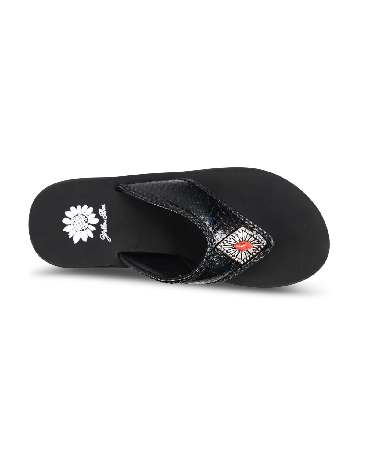 Yellow Box Galena Sandal Black