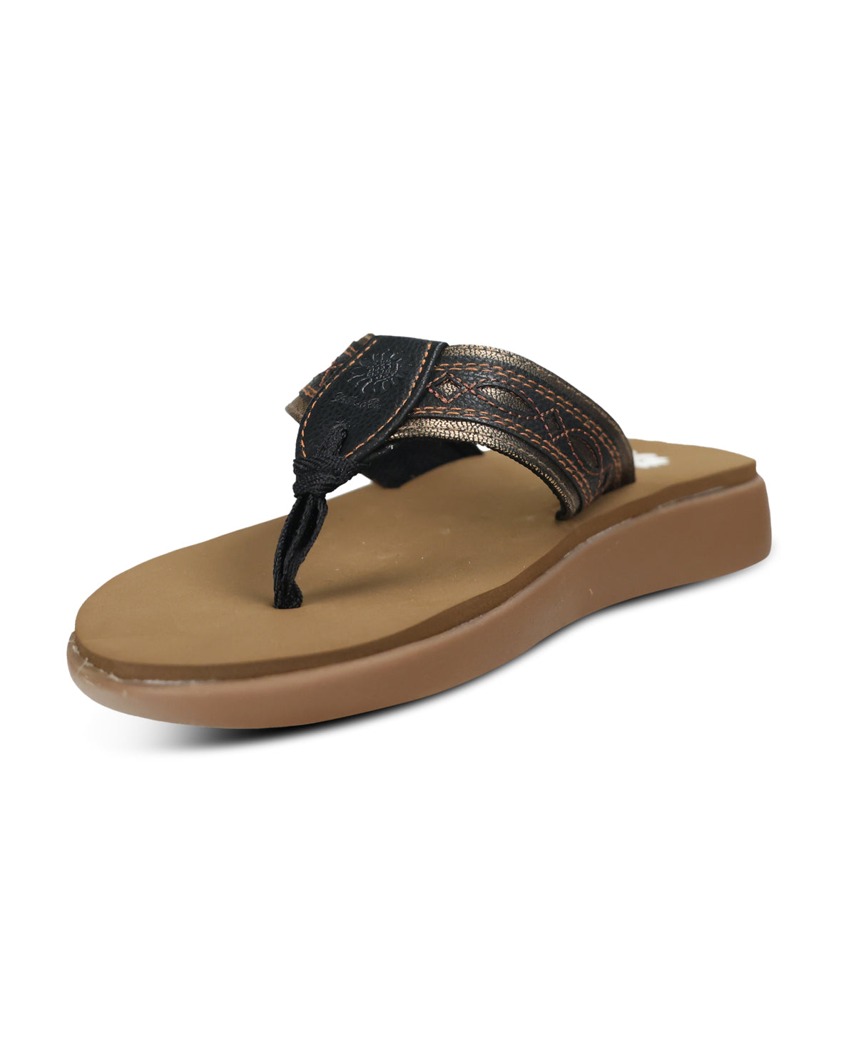 Yellow Box Galya Sandals Black