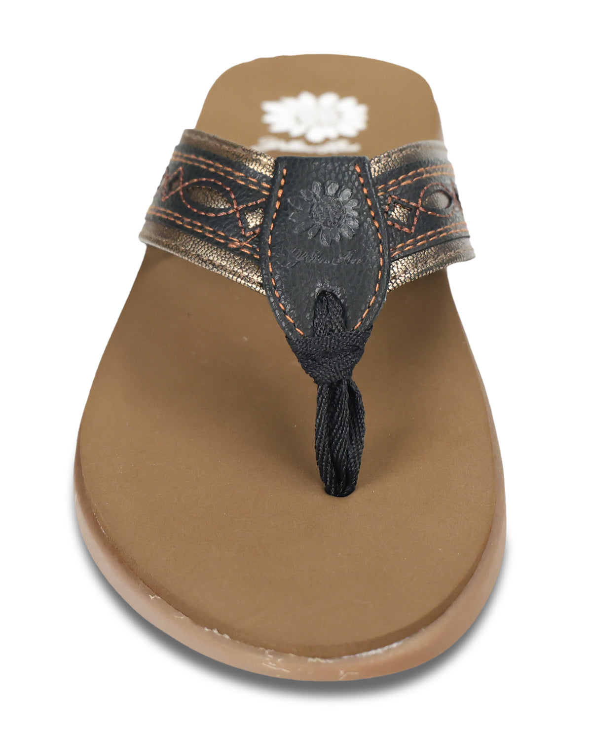 Yellow Box Galya Sandals Black