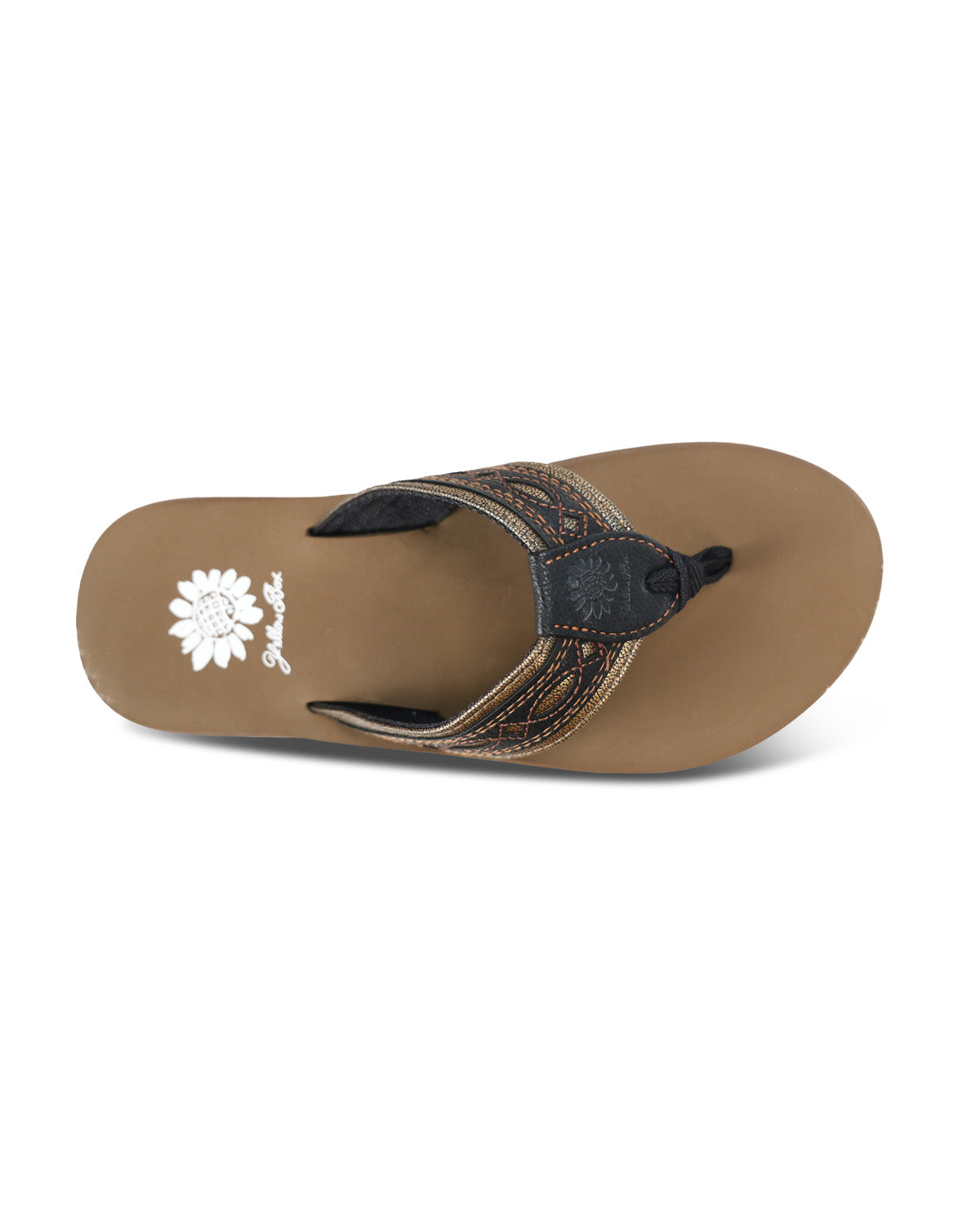 Yellow Box Galya Sandals Black