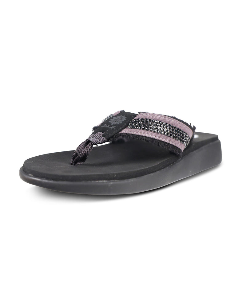 Yellow Box Genzy Sandal Black