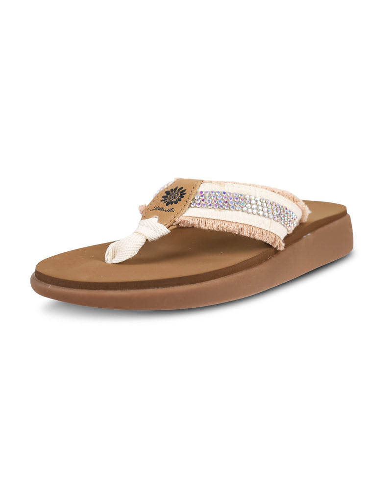 Yellow Box Genzy Sandal Ivory