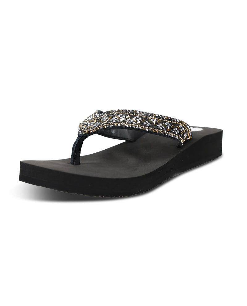 Yellow Box Junia Sandal Black Multi