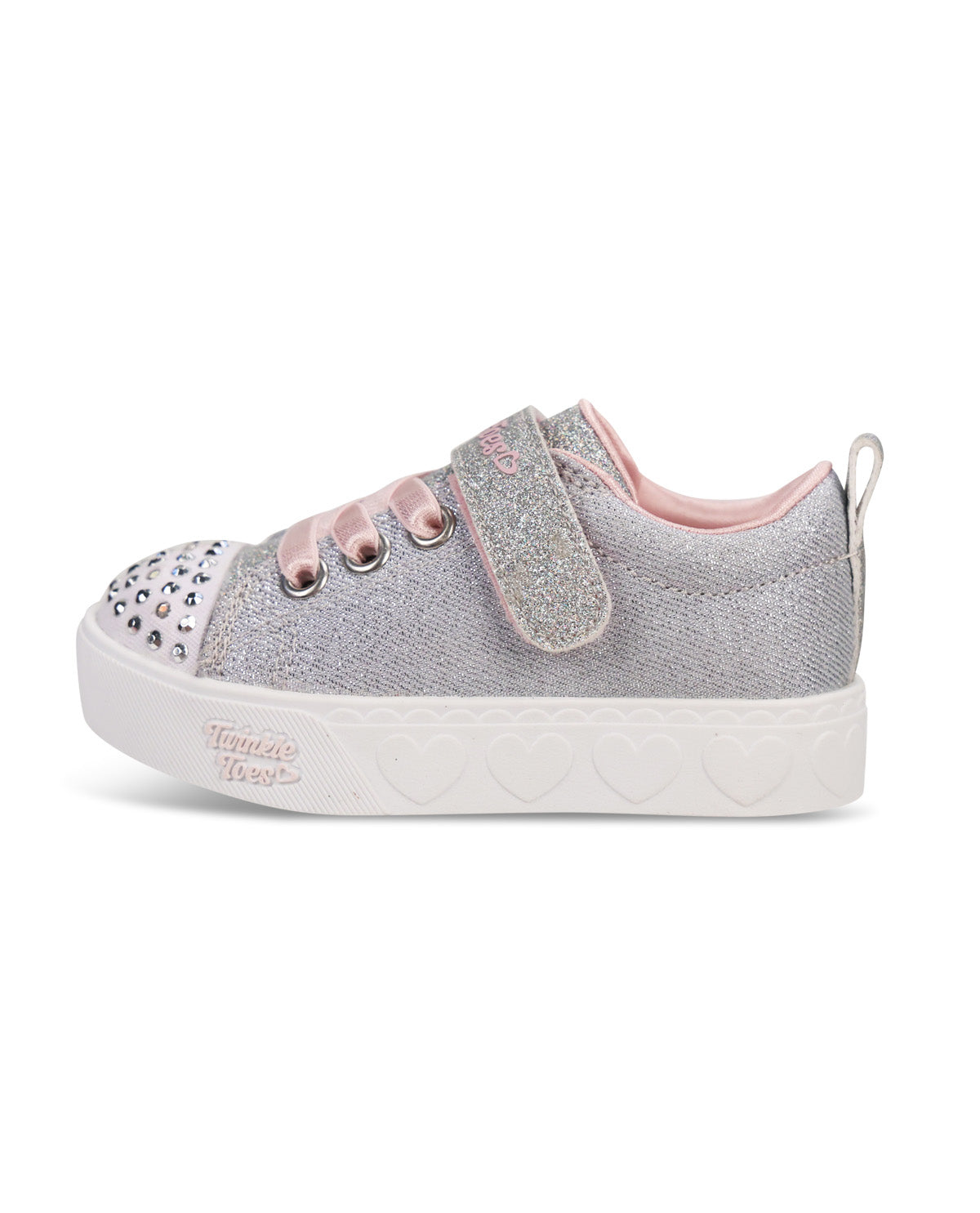 Skechers Twinkle Toe Heart Steps shimmer Sweetie