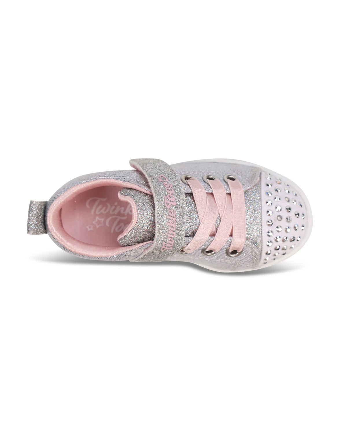 Skechers Twinkle Toe Heart Steps shimmer Sweetie