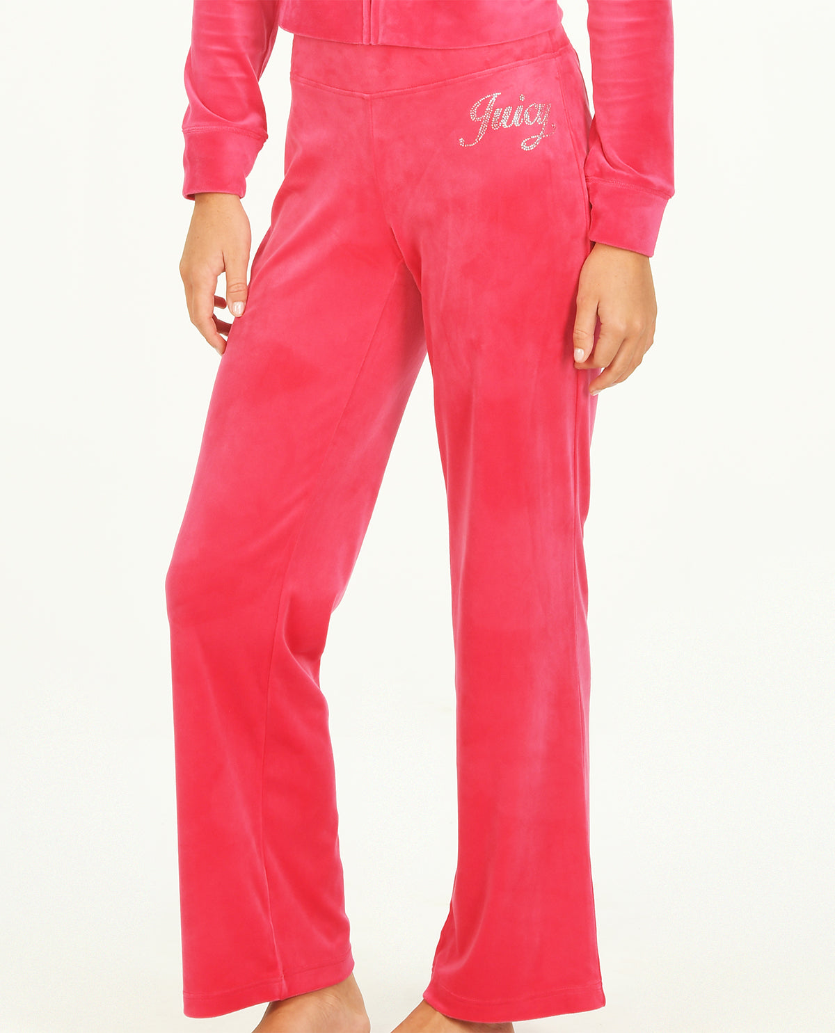 Juicy Velour Pant with Rhinestone Script