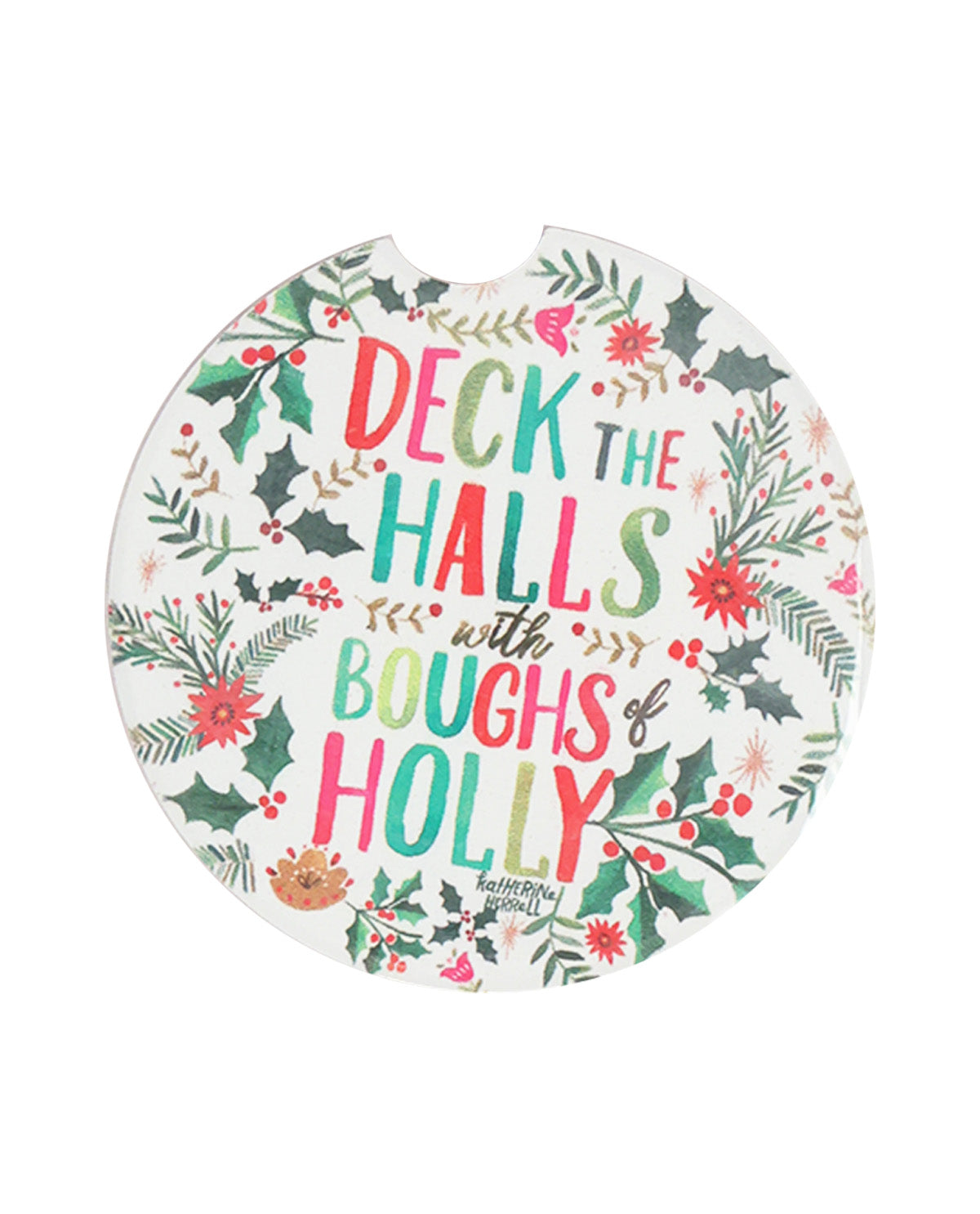 Deck The Halls Car Coaster