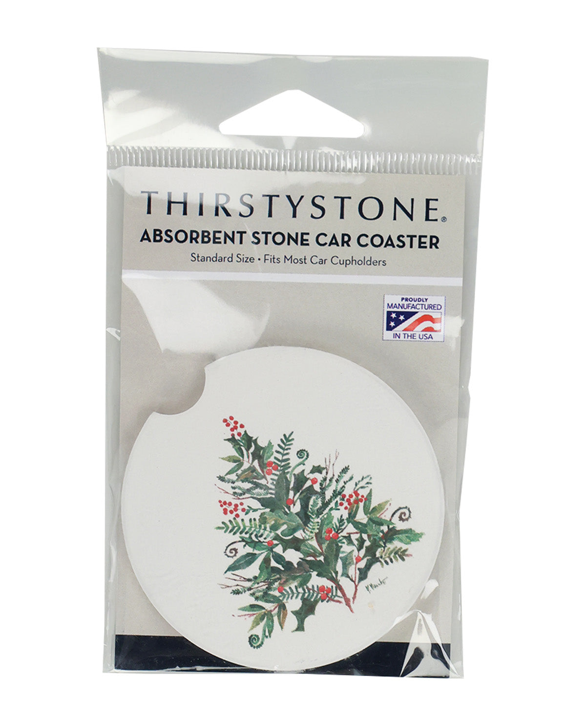 Peppermint Tree Car Coaster