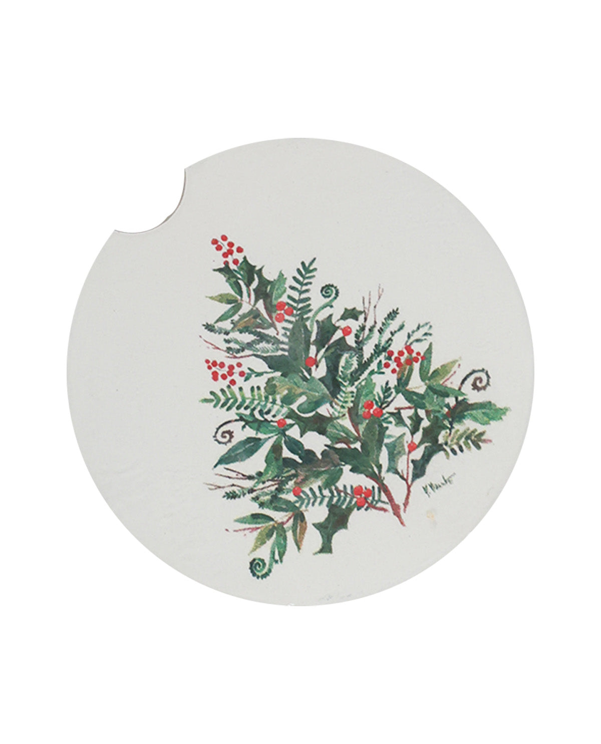 Peppermint Tree Car Coaster