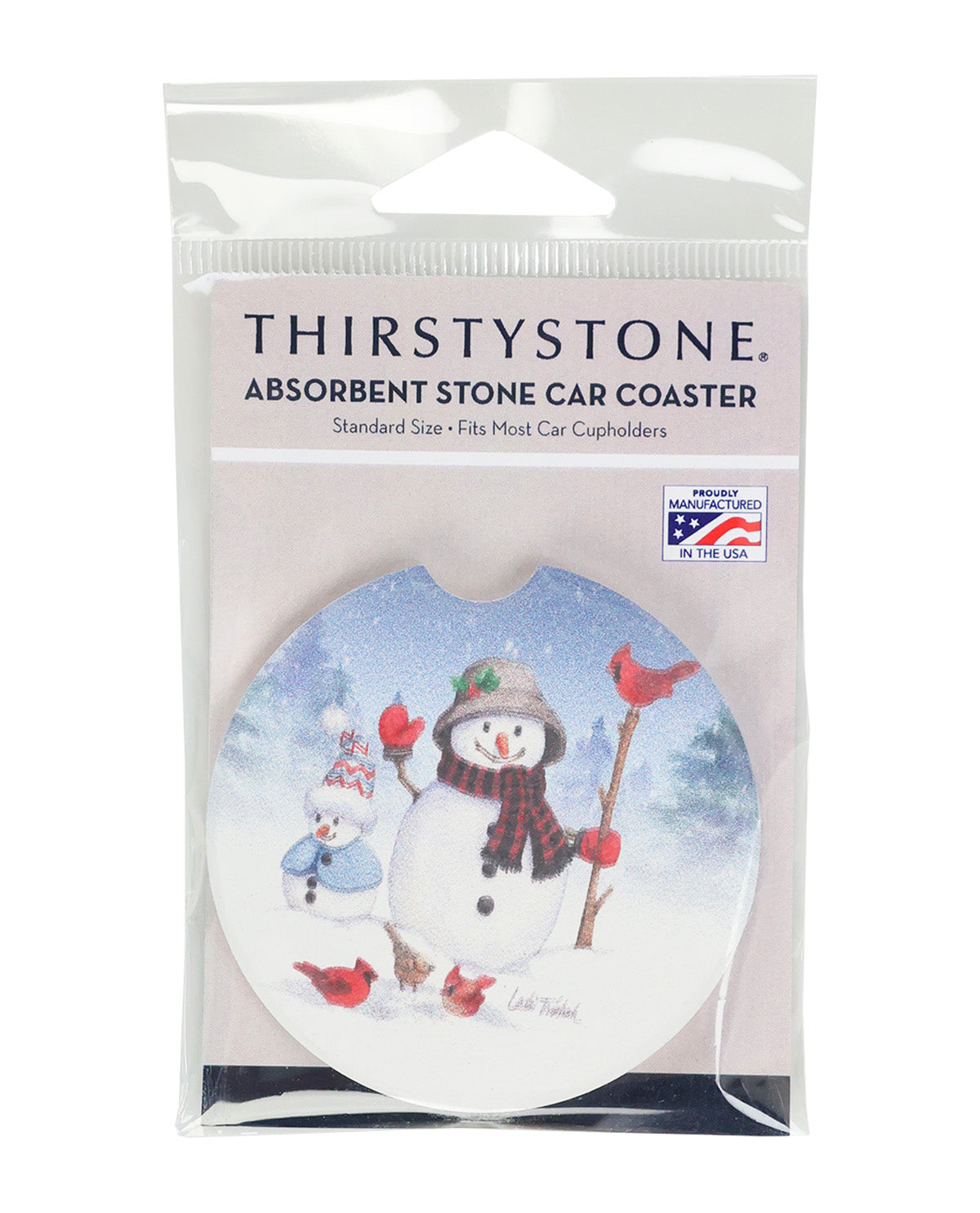 Snowman Family Car Coaster