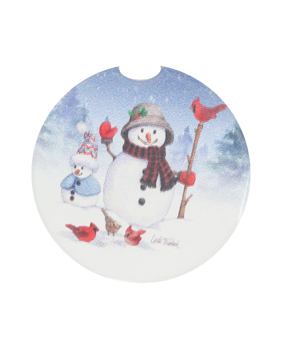 Snowman Family Car Coaster