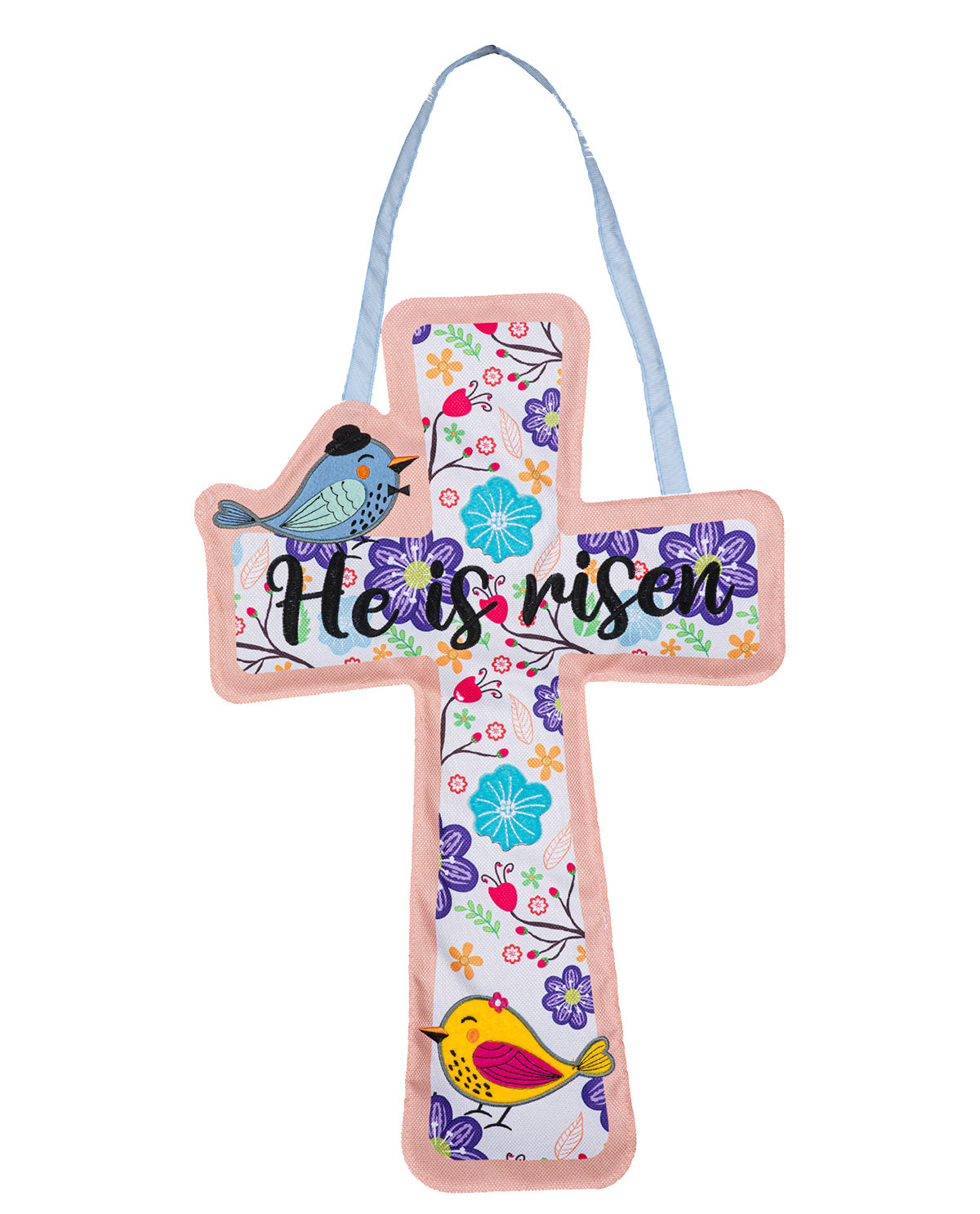Pastel Cross Door Decor