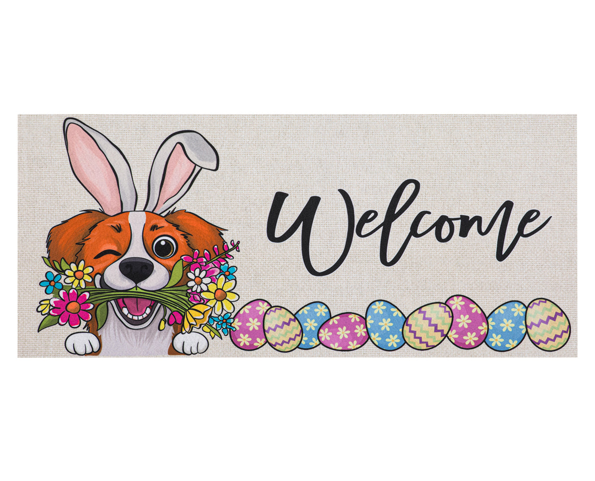 Dog Welcome Easter Sassafras