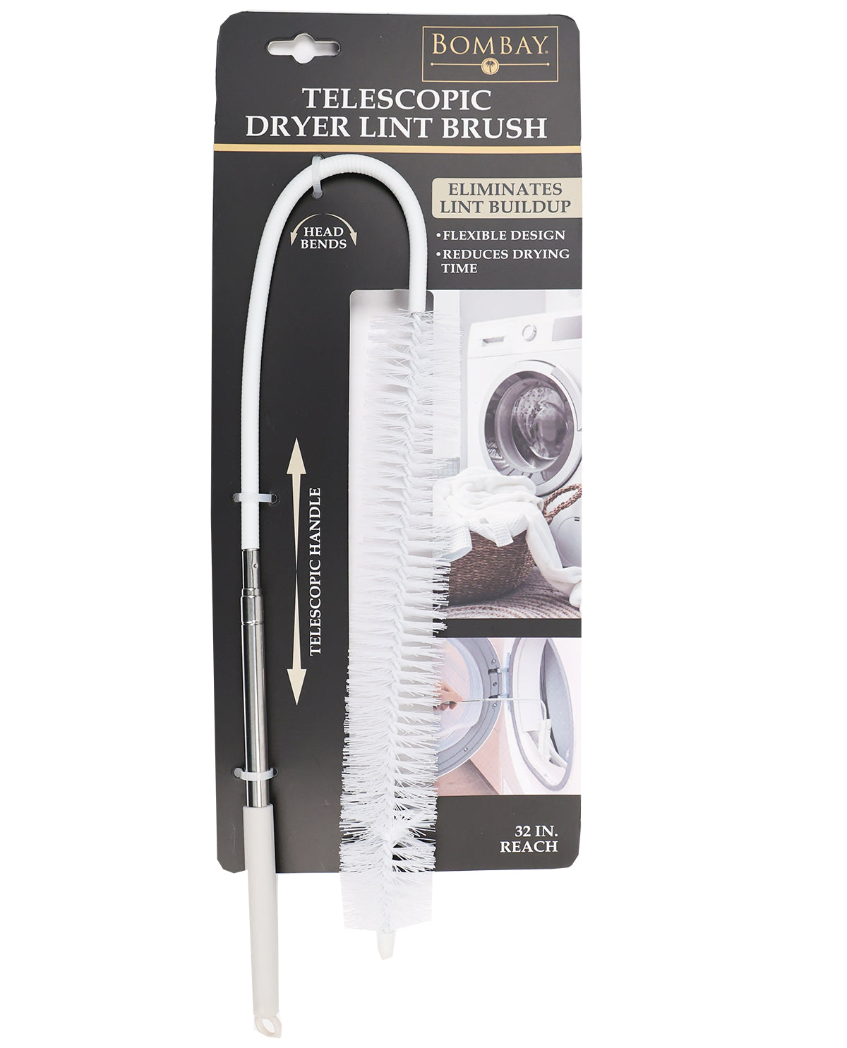 Taupe Dryer Vent Brush