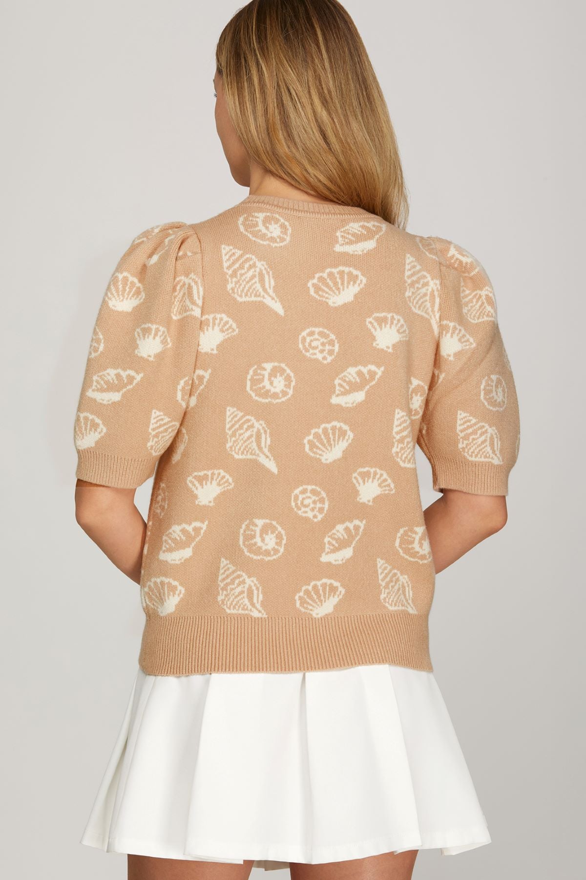 She and Sky Seashell Sweater