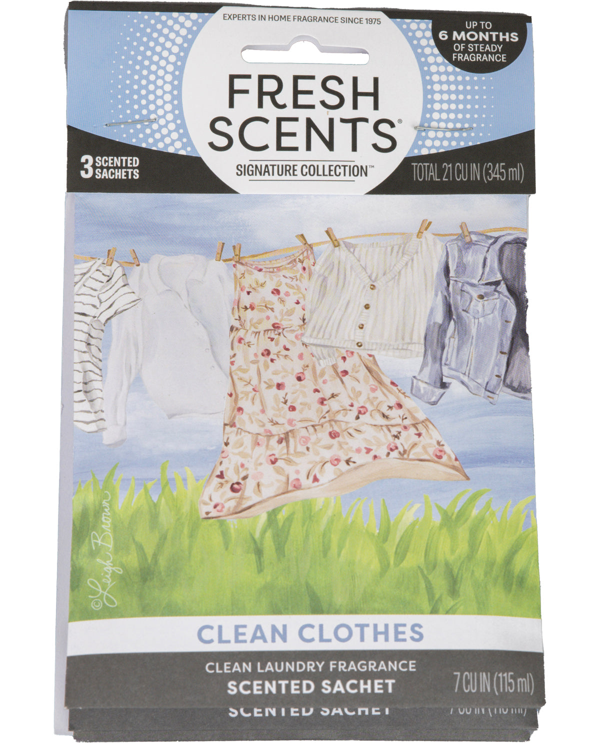 Clean Clothes 3pk Scented Sachets
