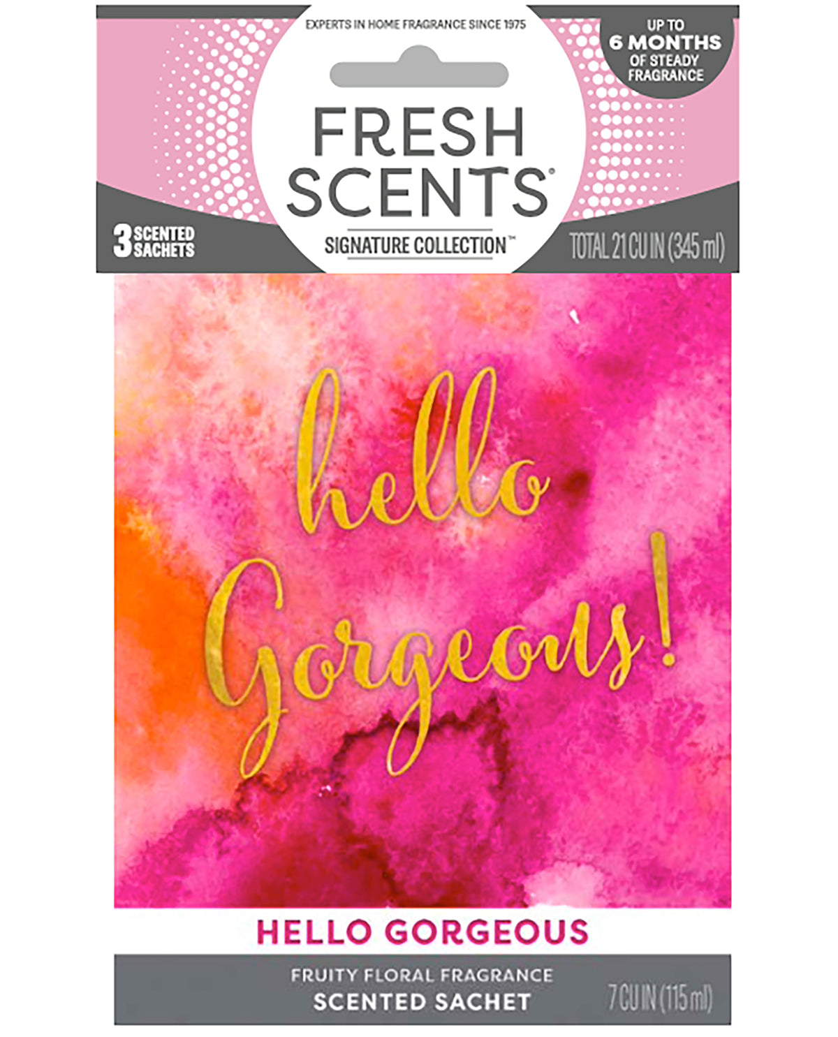 Hello Gorgeous 3pk Scented Sachets