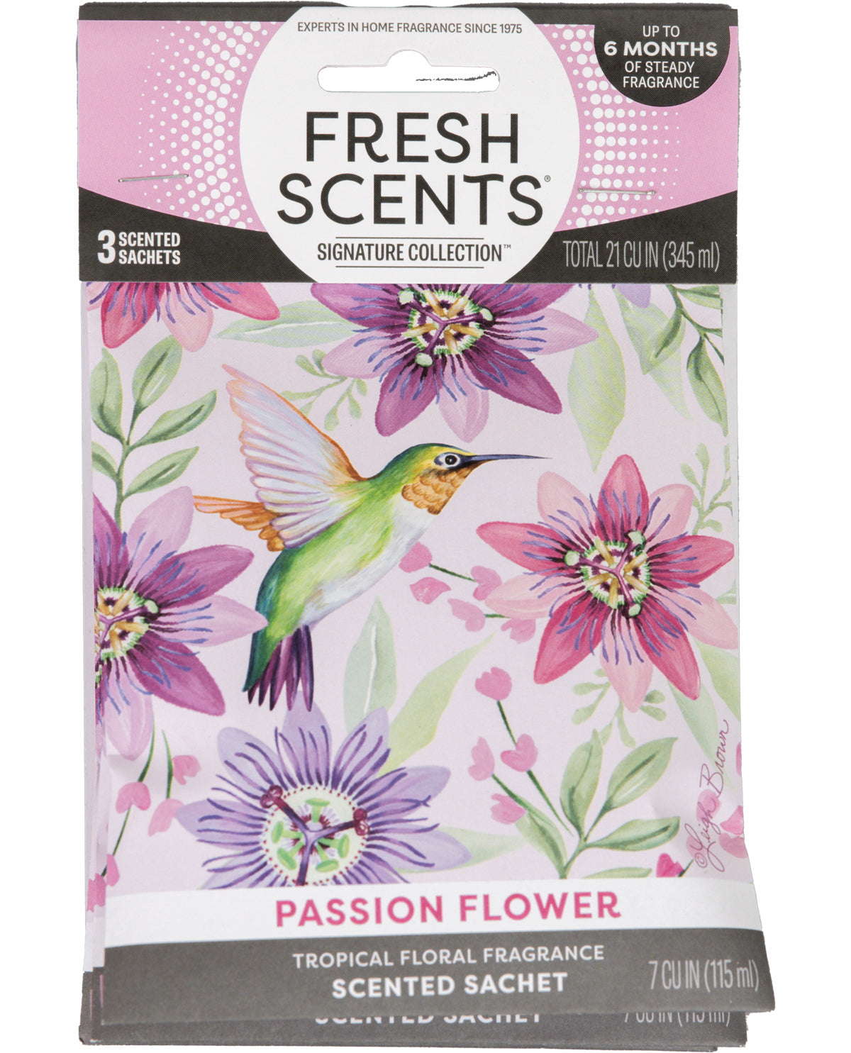 Passion Flower 3pk Scented Sachets