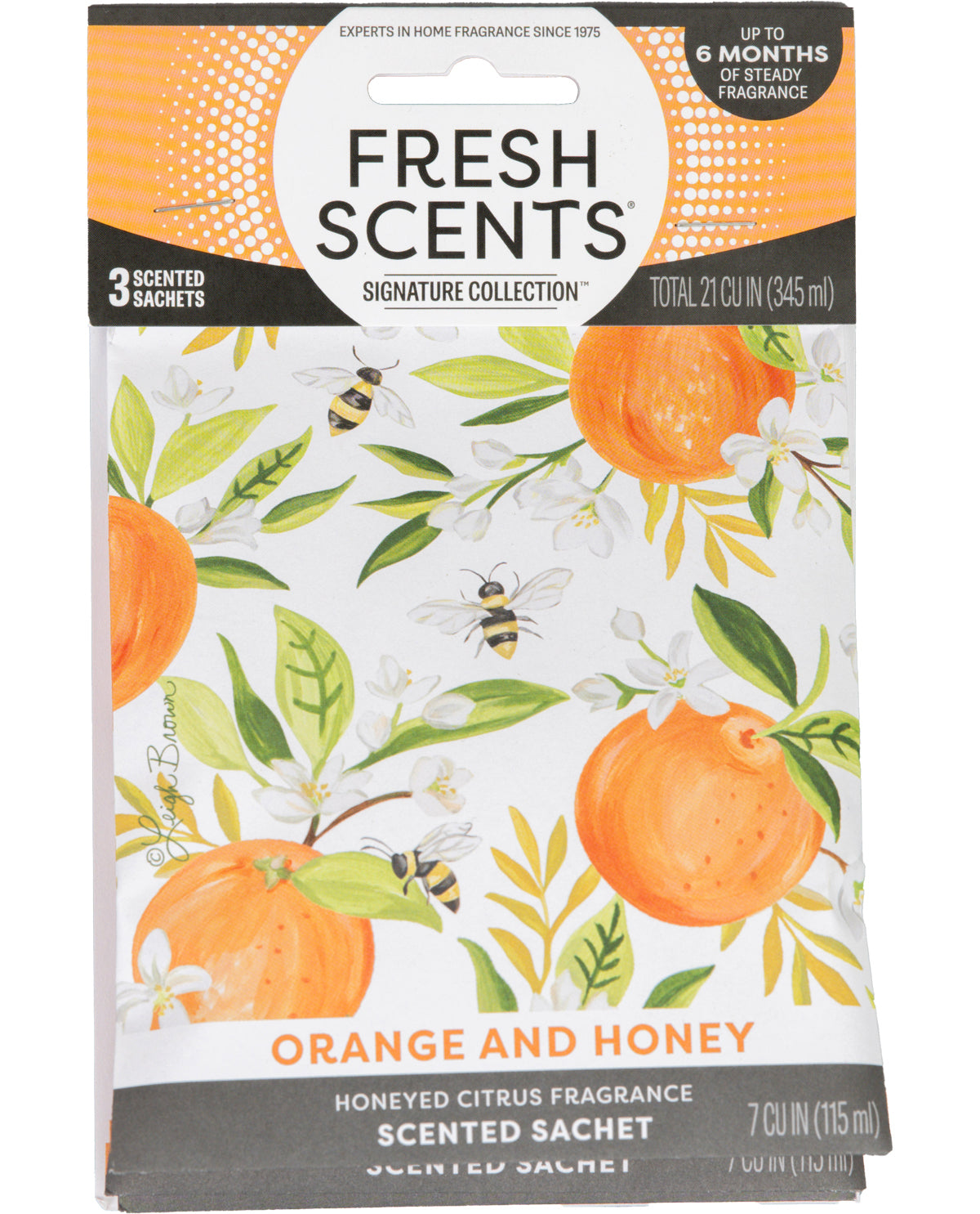 Orange & Honey 3pk Scented Sachets
