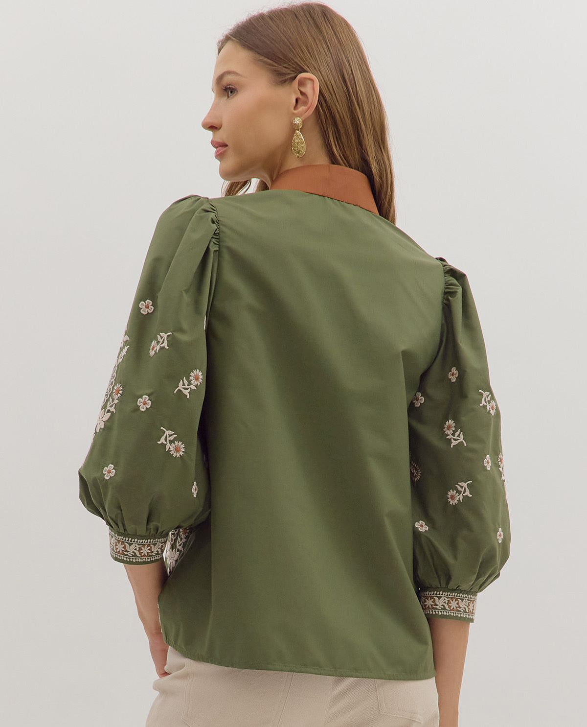 Entro Border Print Top