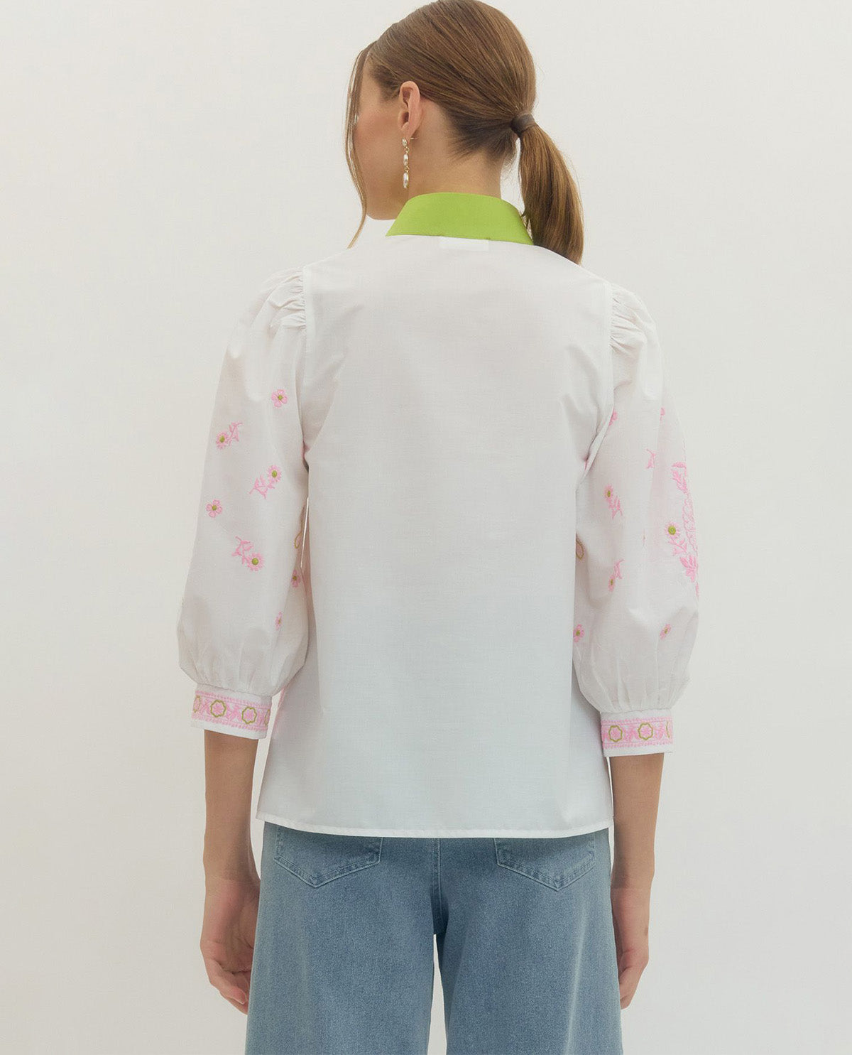 Entro Border Print Top