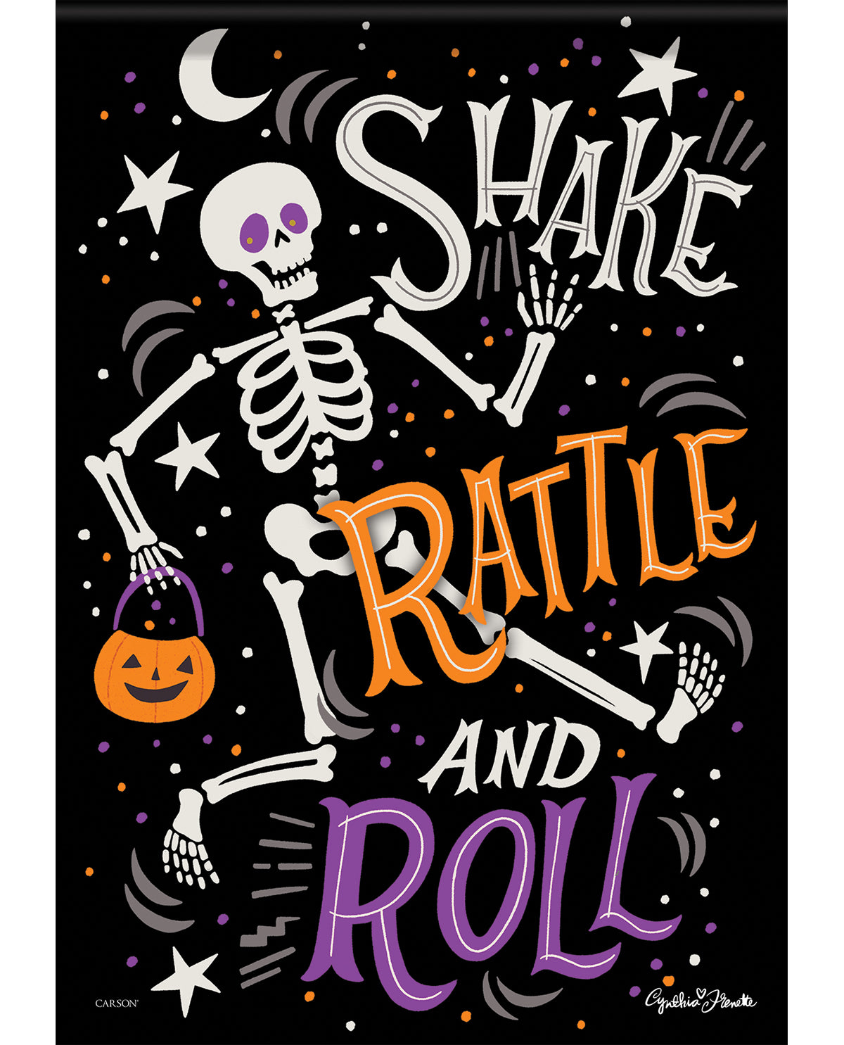Carson Shake, Rattle & Roll Garden Flag