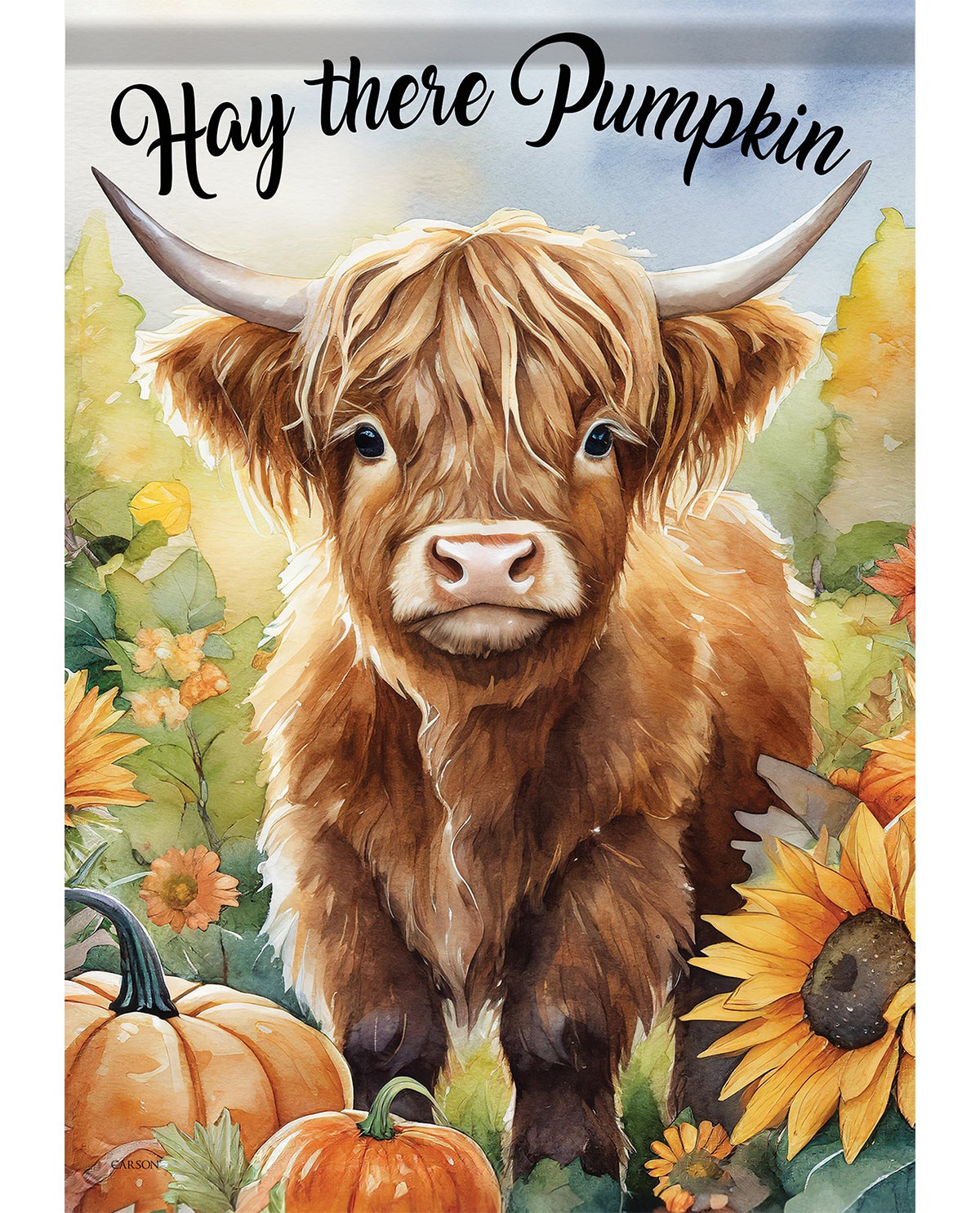 Hay There Pumpkin Garden Flag