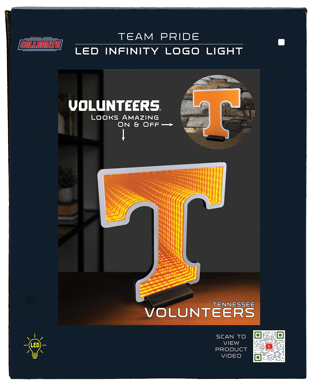 Tennessee Volunteers Infinity Logo Light