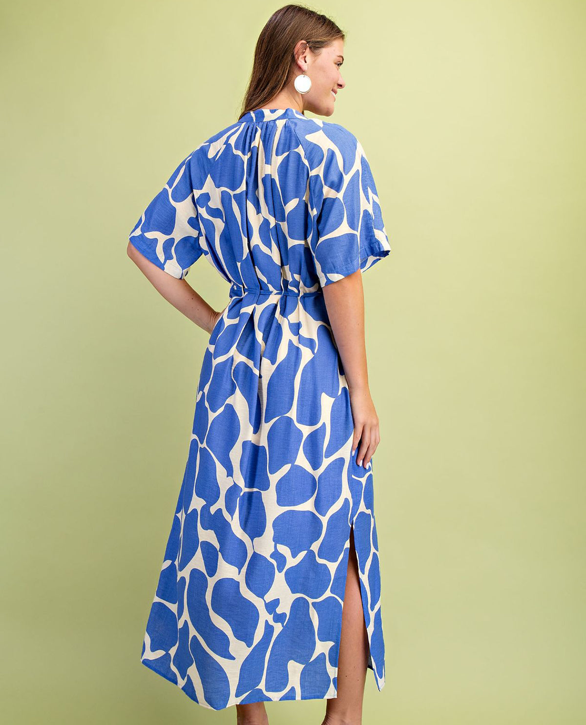 Gigio Giraffe Print Dress