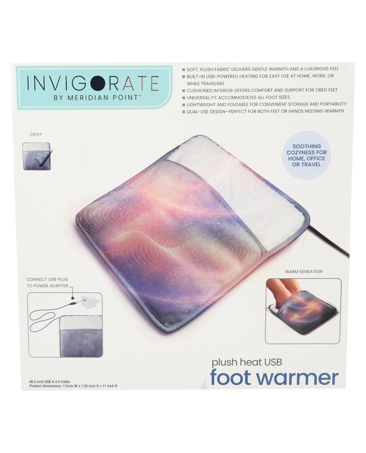 Plush Heat USB Foot Warmer