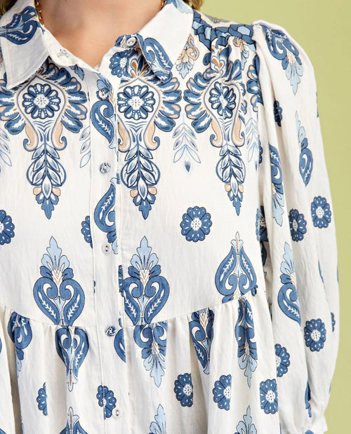 Gigio Print Shirt Dress