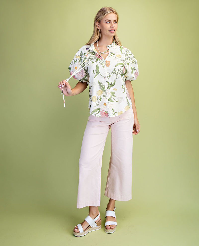 Gigio Flower Print Top