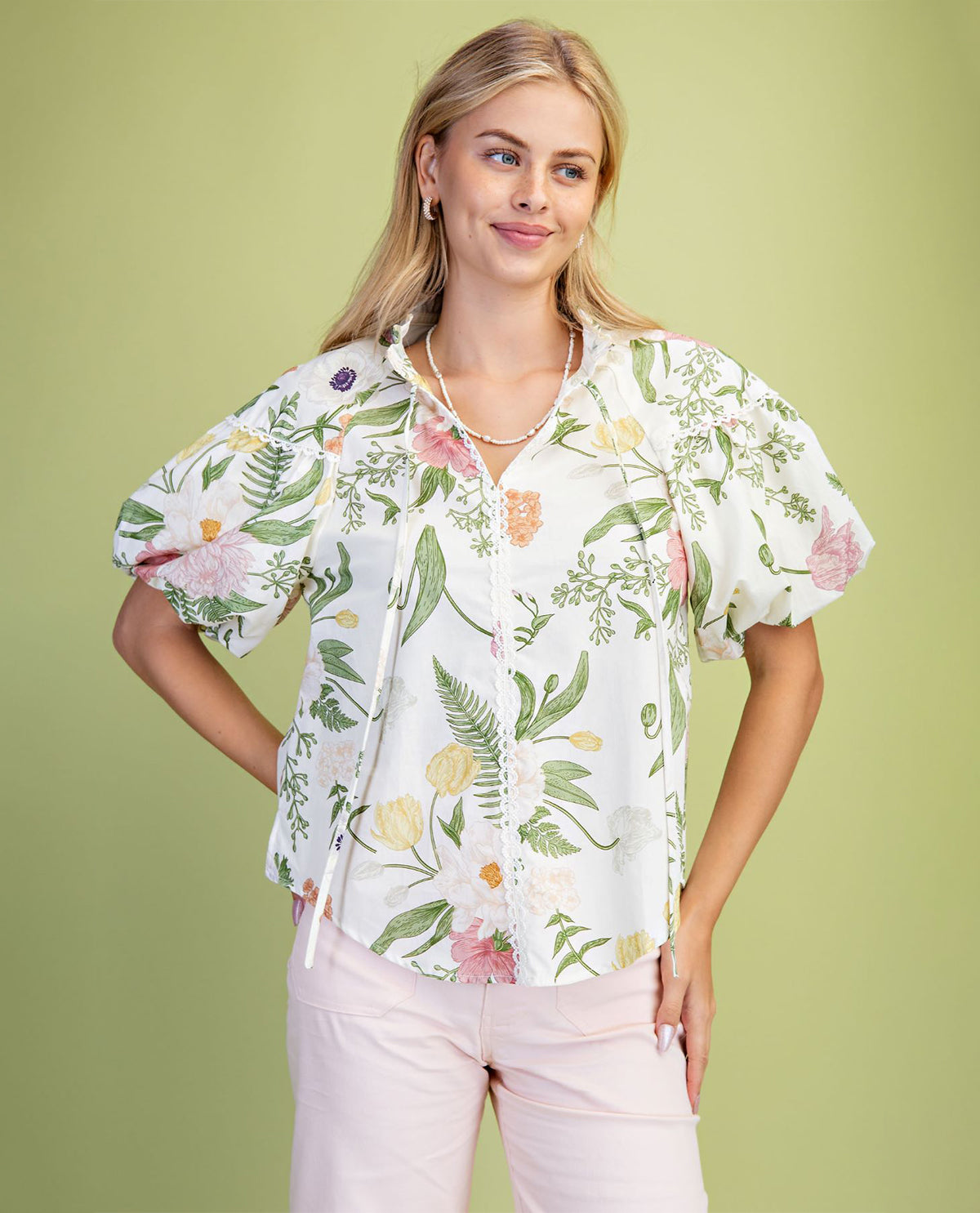 Gigio Flower Print Top
