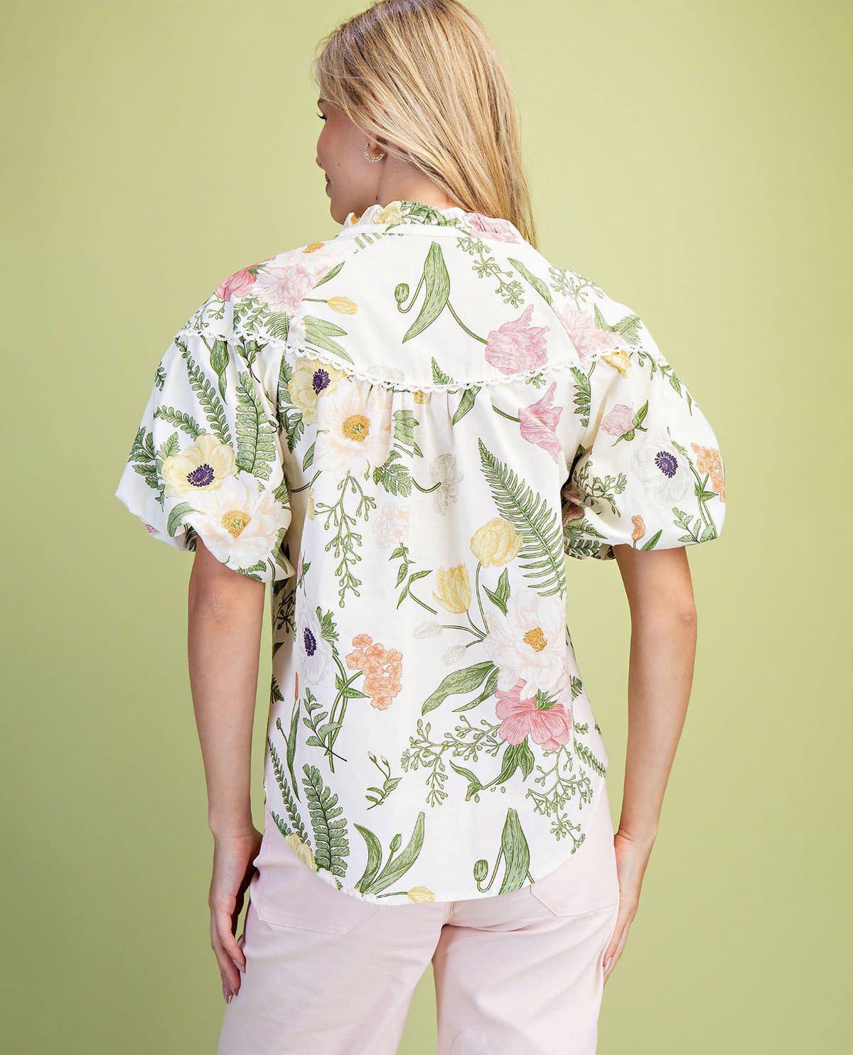 Gigio Flower Print Top
