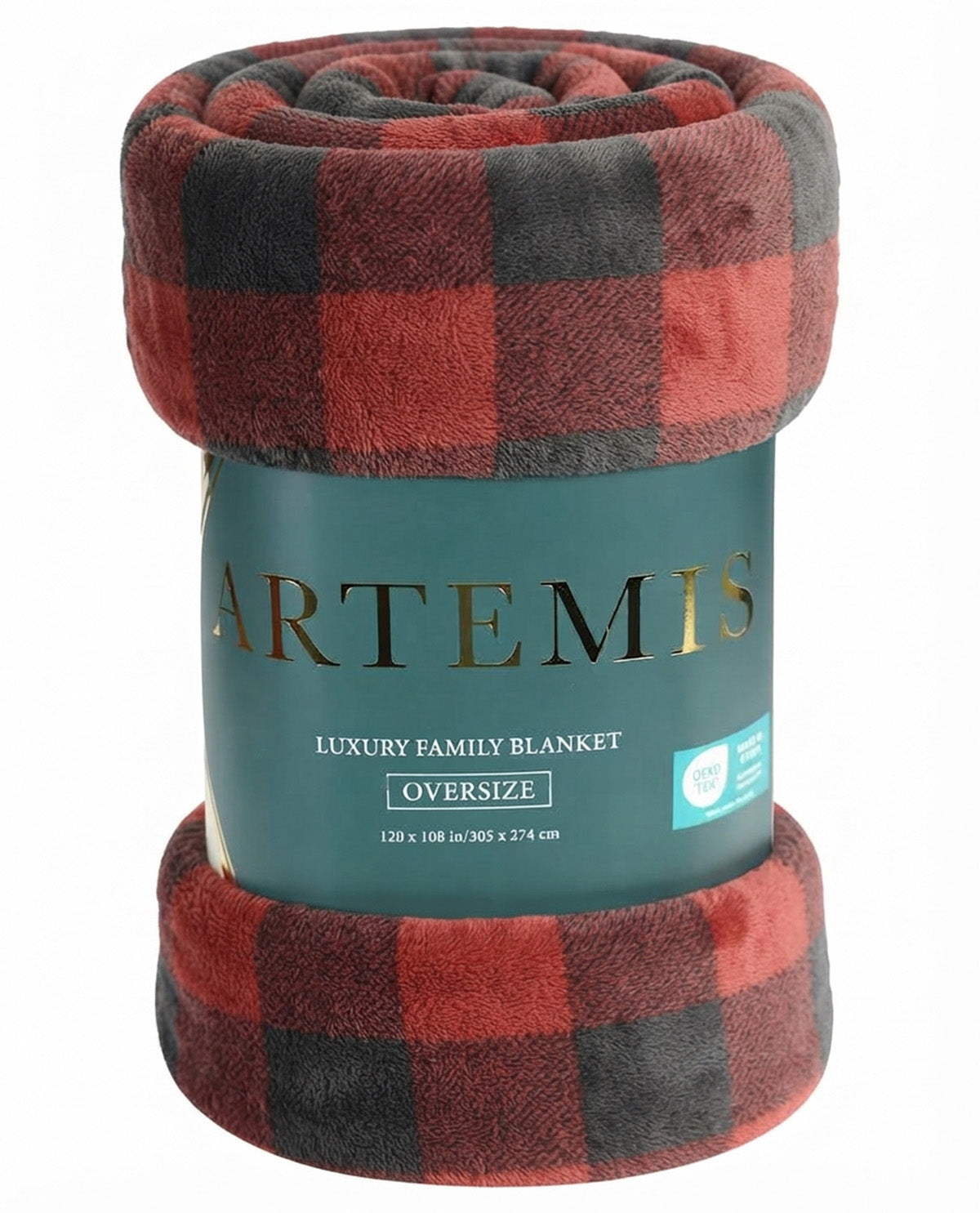Artemis Luxury Plaid Family Throw