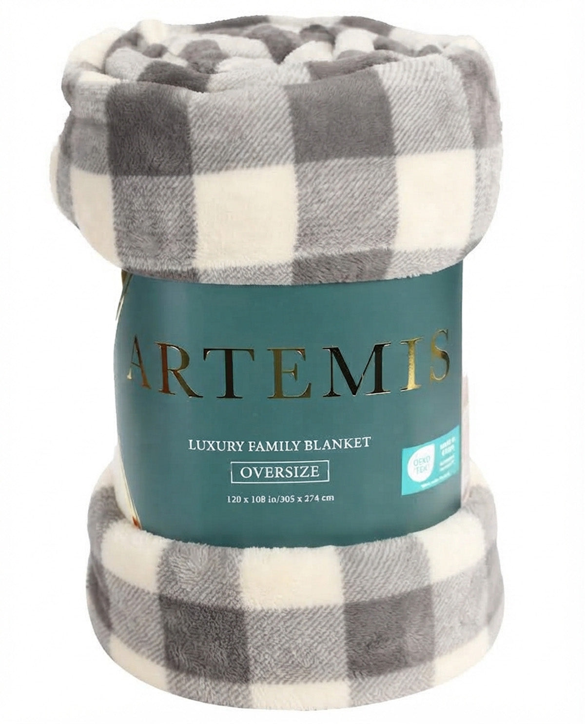 Artemis Luxury Plaid Family Throw