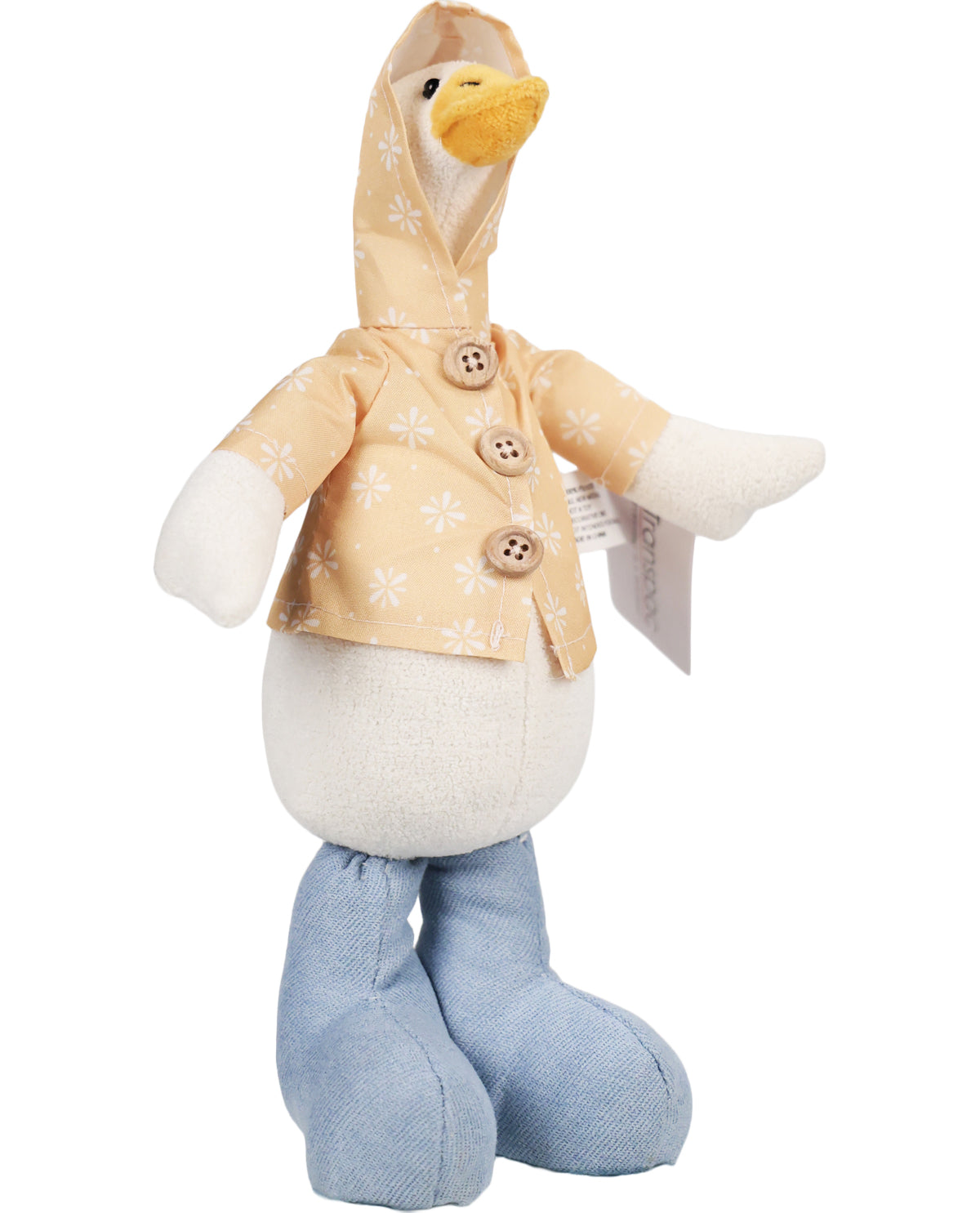 Standing Goose With Rain Jacket