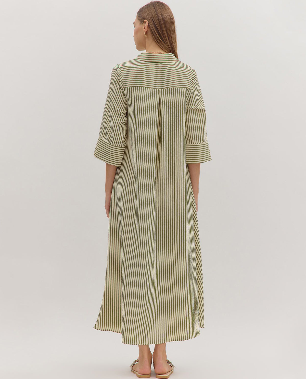 Entro Maxi Shirt Dress