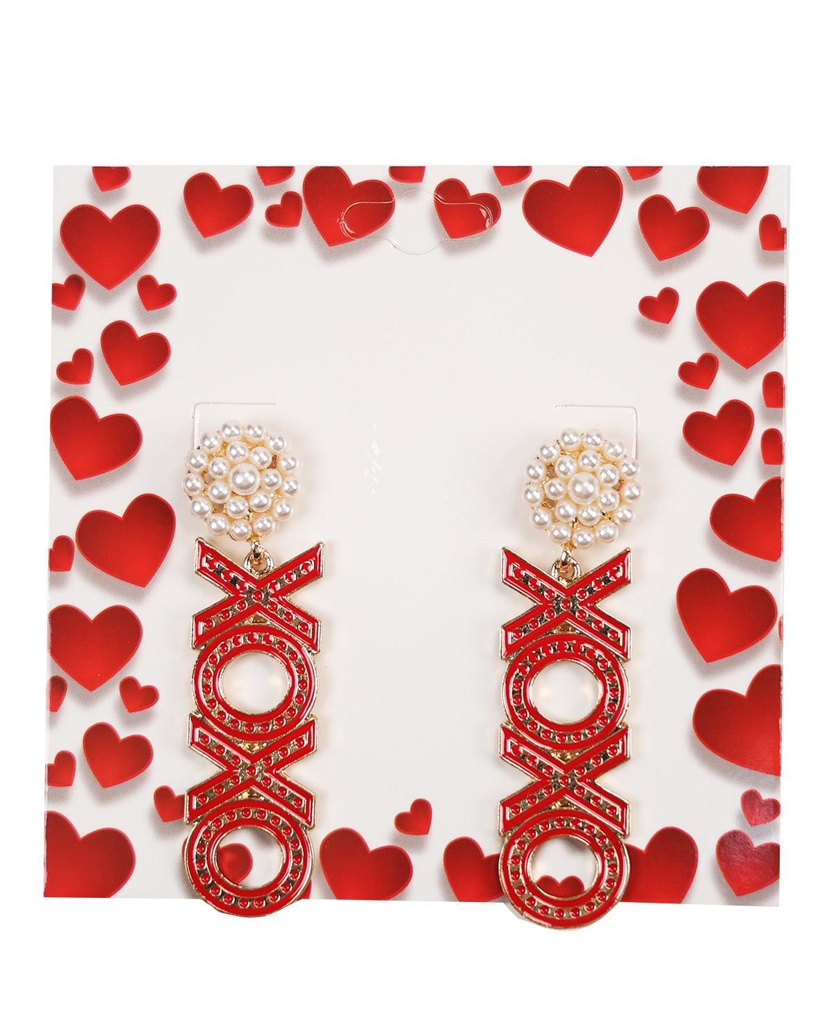 XOXO & Pear Drop Earrings